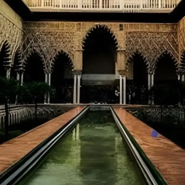 من قصور اشبيلية بالاندلس